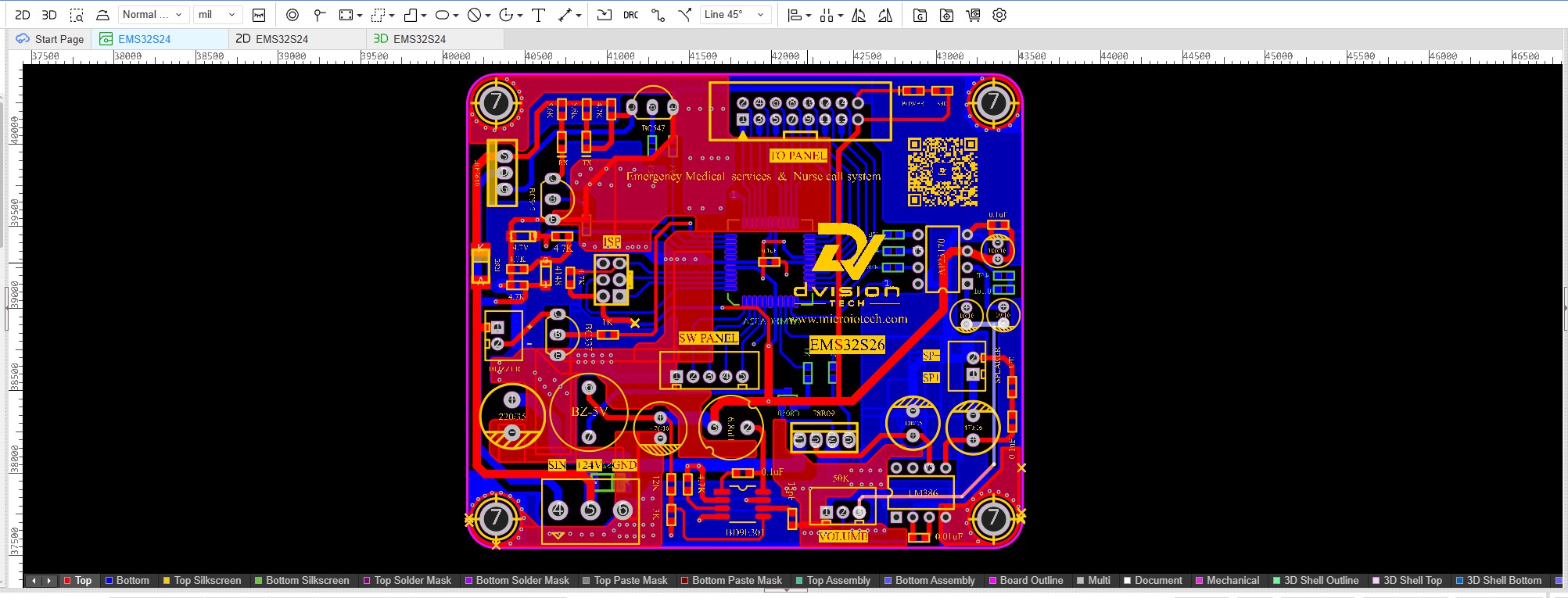 บริการออกแบบวงจร PCB Layout